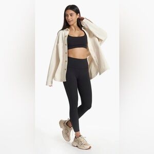 Vuori Mackenzie Shirt Jacket In Natural Ivory